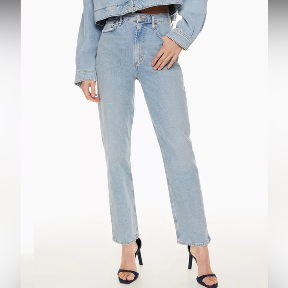 agolde High Rise Stovepipe - Picture 2 of 9